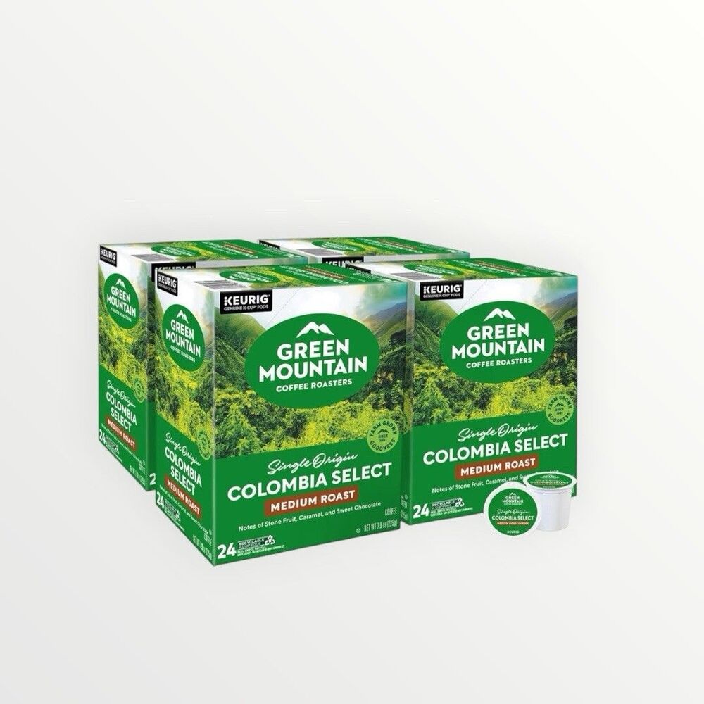 Green Mountain Colombia Select Medium Roast Coffee K-Cup Pods 96 Ct KEURIG New